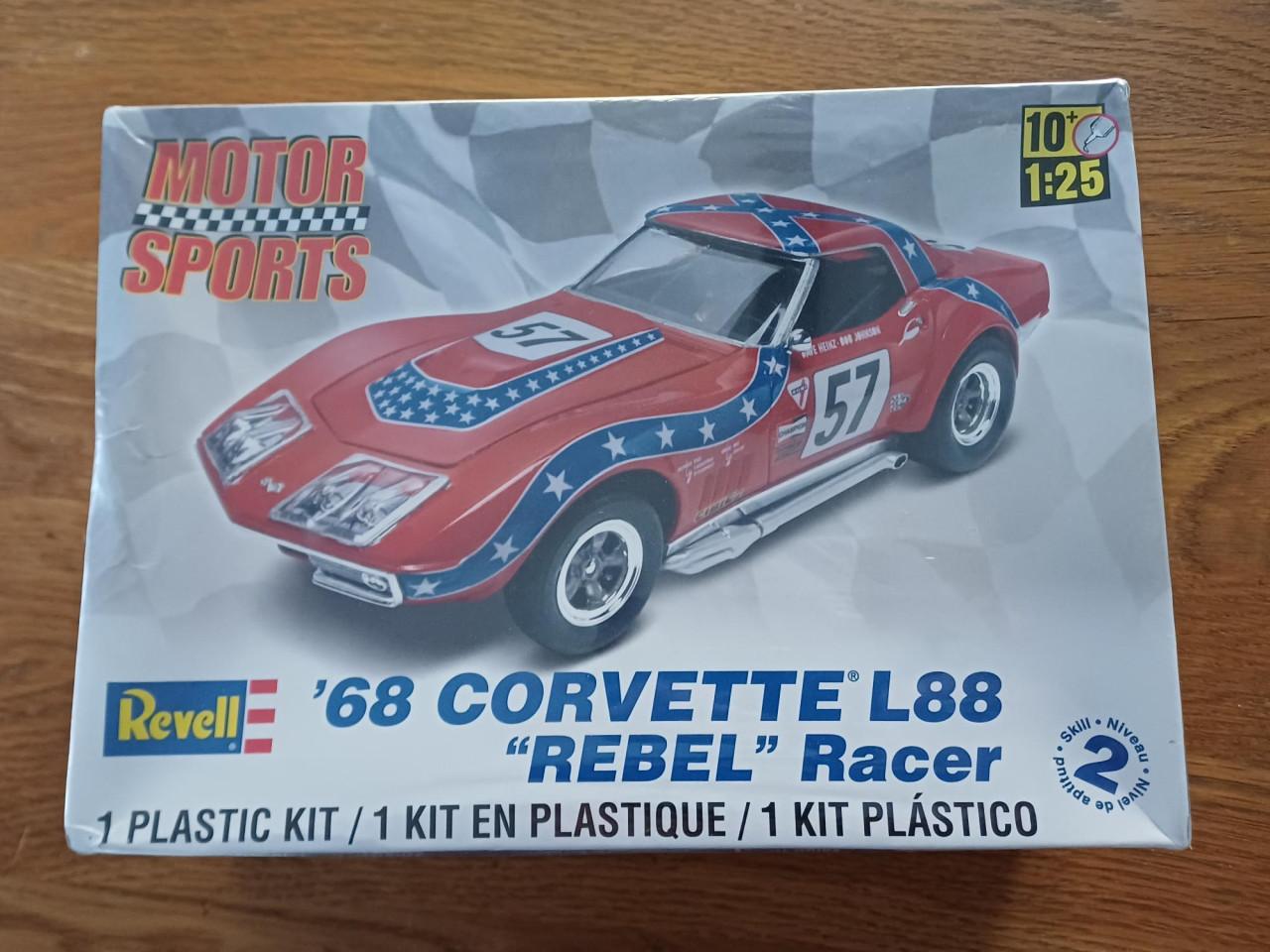 Model kit van '68 CORVETTE L88 "REBEL" RACER".