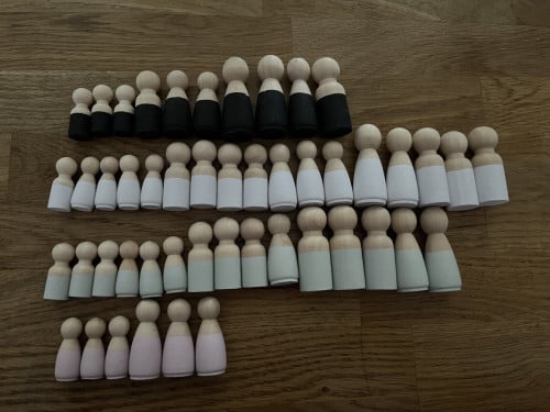 Houten poppetjes