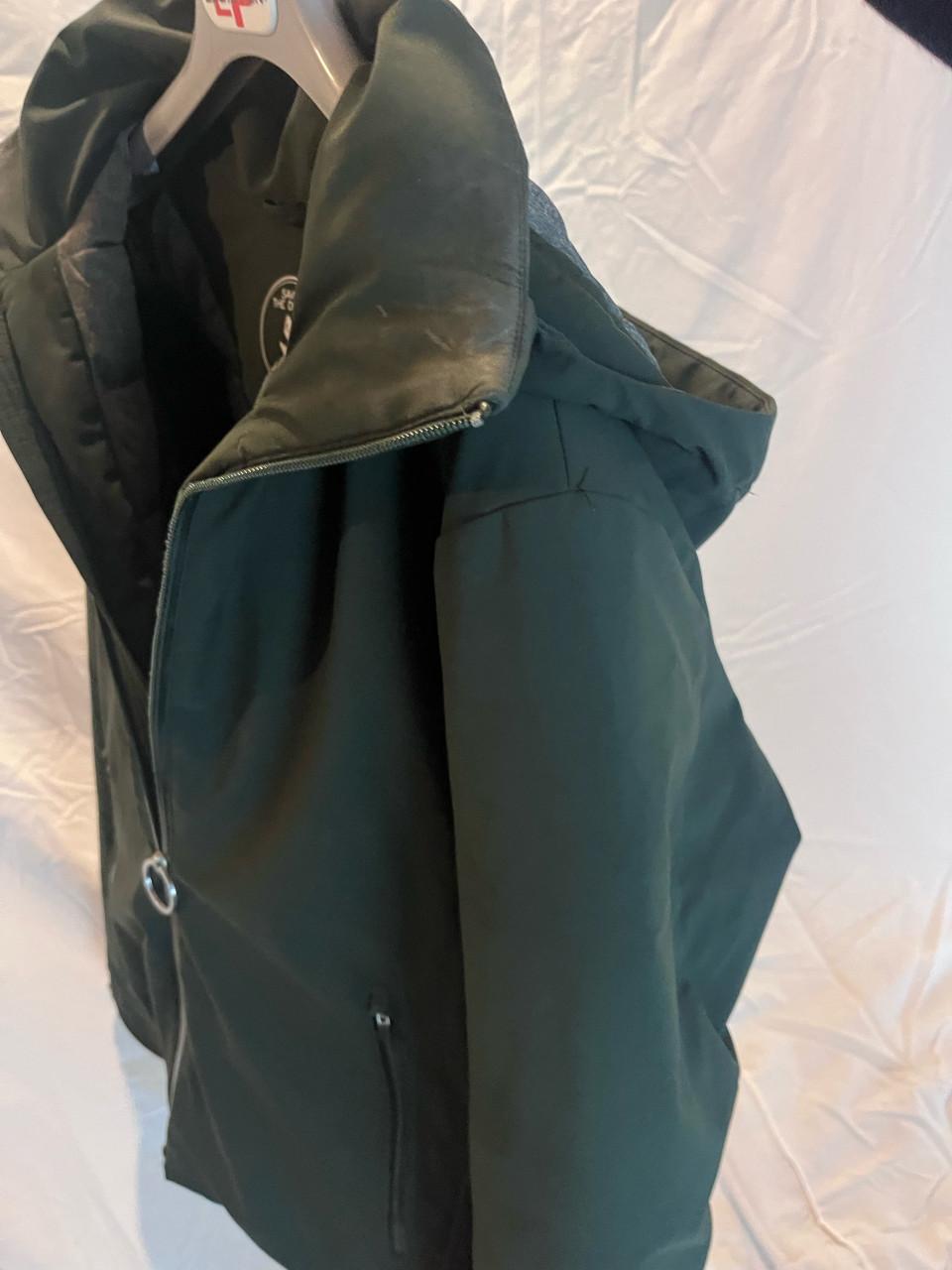 Winterjas Save the Duck M donkergroeno