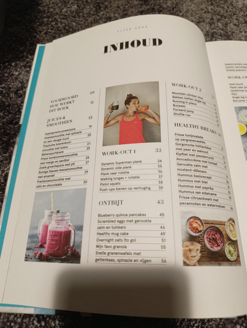 In perfecte conditie; receptenboek en workouts