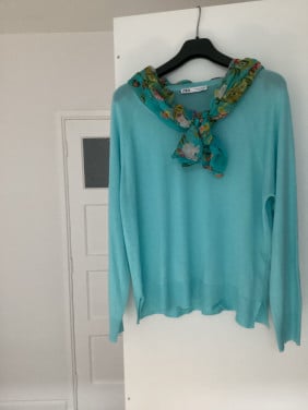 Nieuw truitje merk zara maat xl mooi turquoise