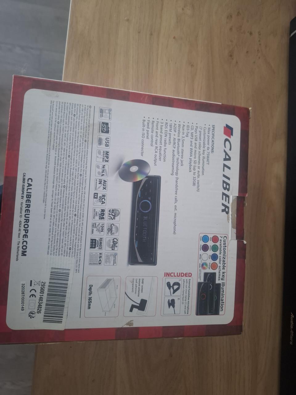 Nieuwe Caliber auto radio cd bluetooth