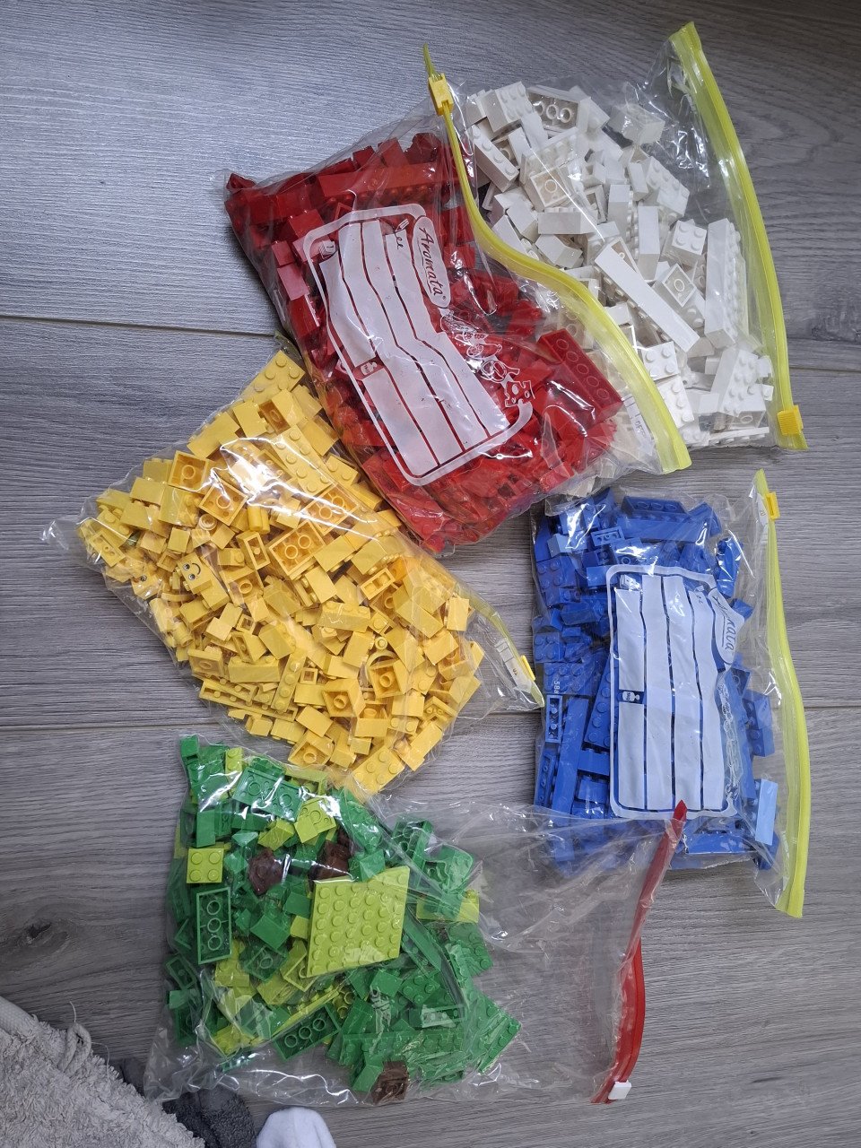 Lego bouwstenen diverse kleuren