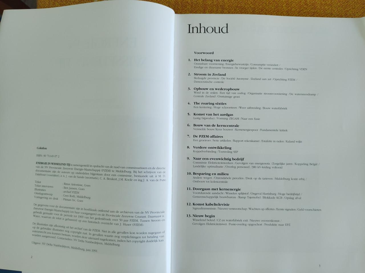 3 gedenkboeken . PZEM, WMZ en Delta. Van ontstaan tot samenvoeging