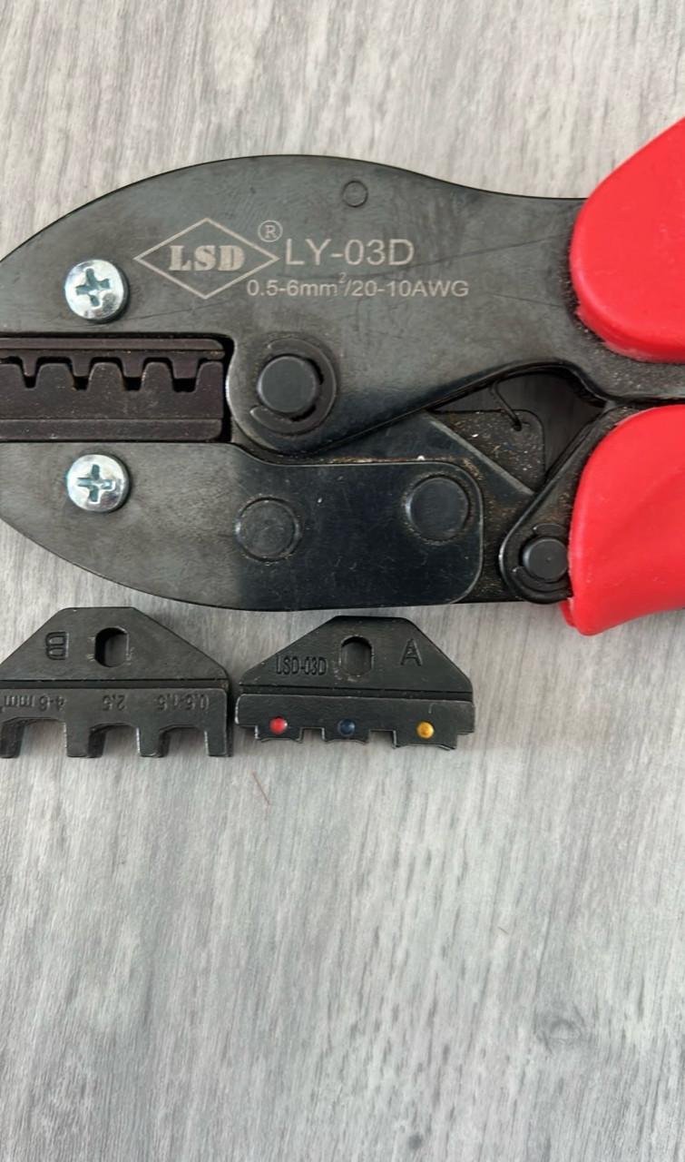 LSD LY-03D Krimptang met verwisselbare bekken