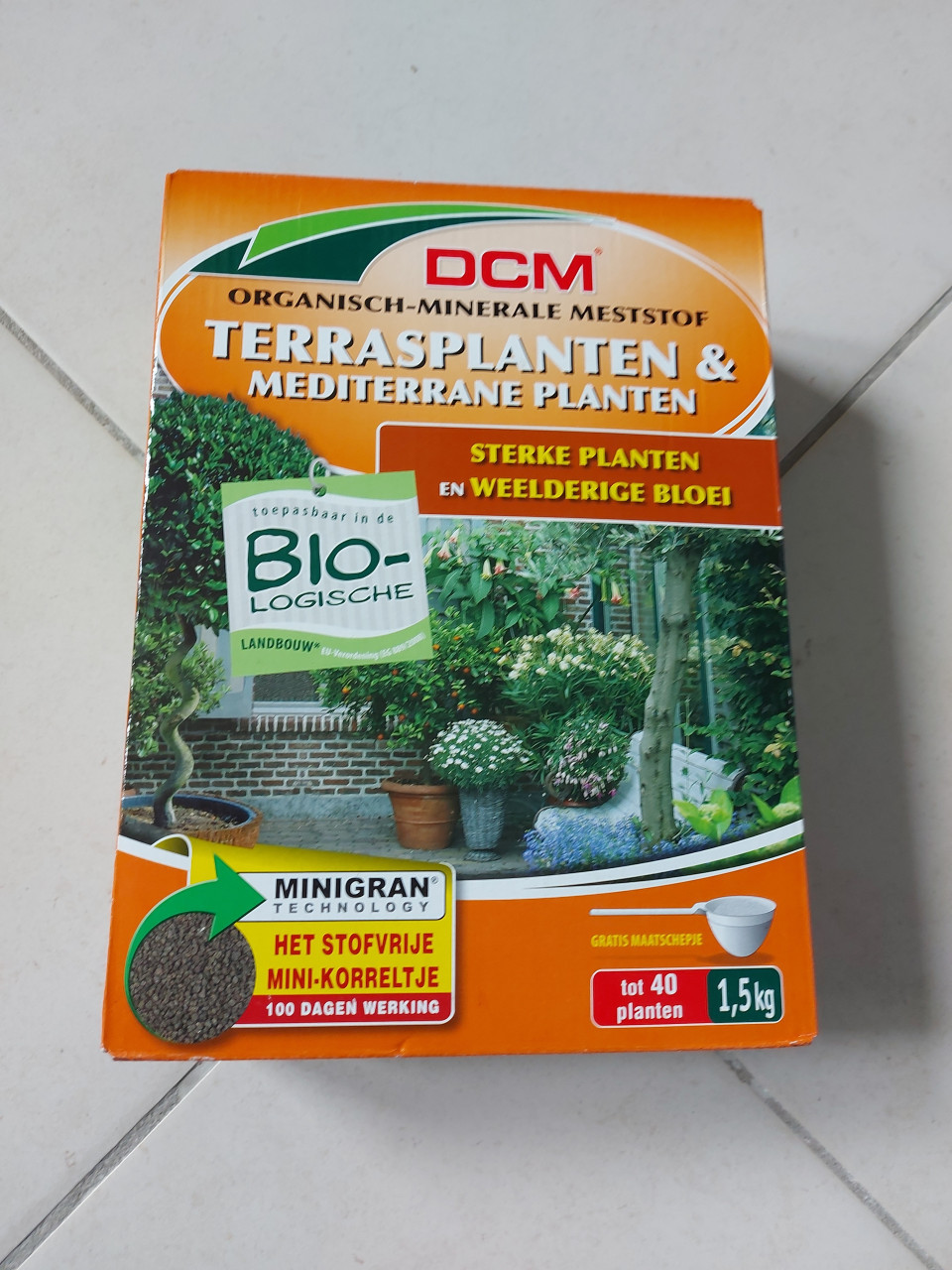 Bemesting terrasplanten