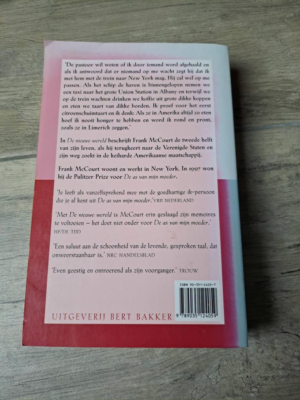 Biografie De nieuwe wereld van Frank McCourt