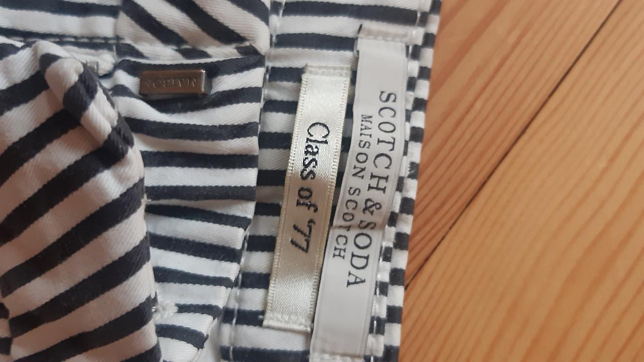 Dames broek chino gestreept Scotch&Soda maat 27/32