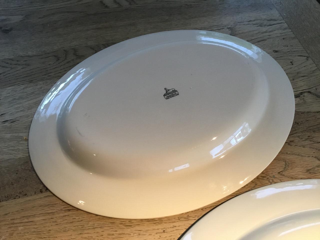 Ovale schaal Petrus Regout