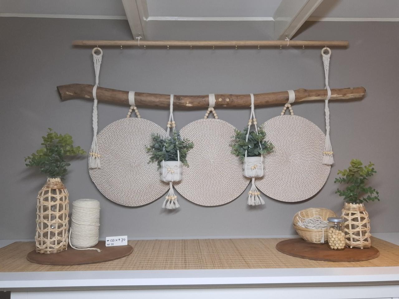 Unieke handgemaakte wanddecoratie