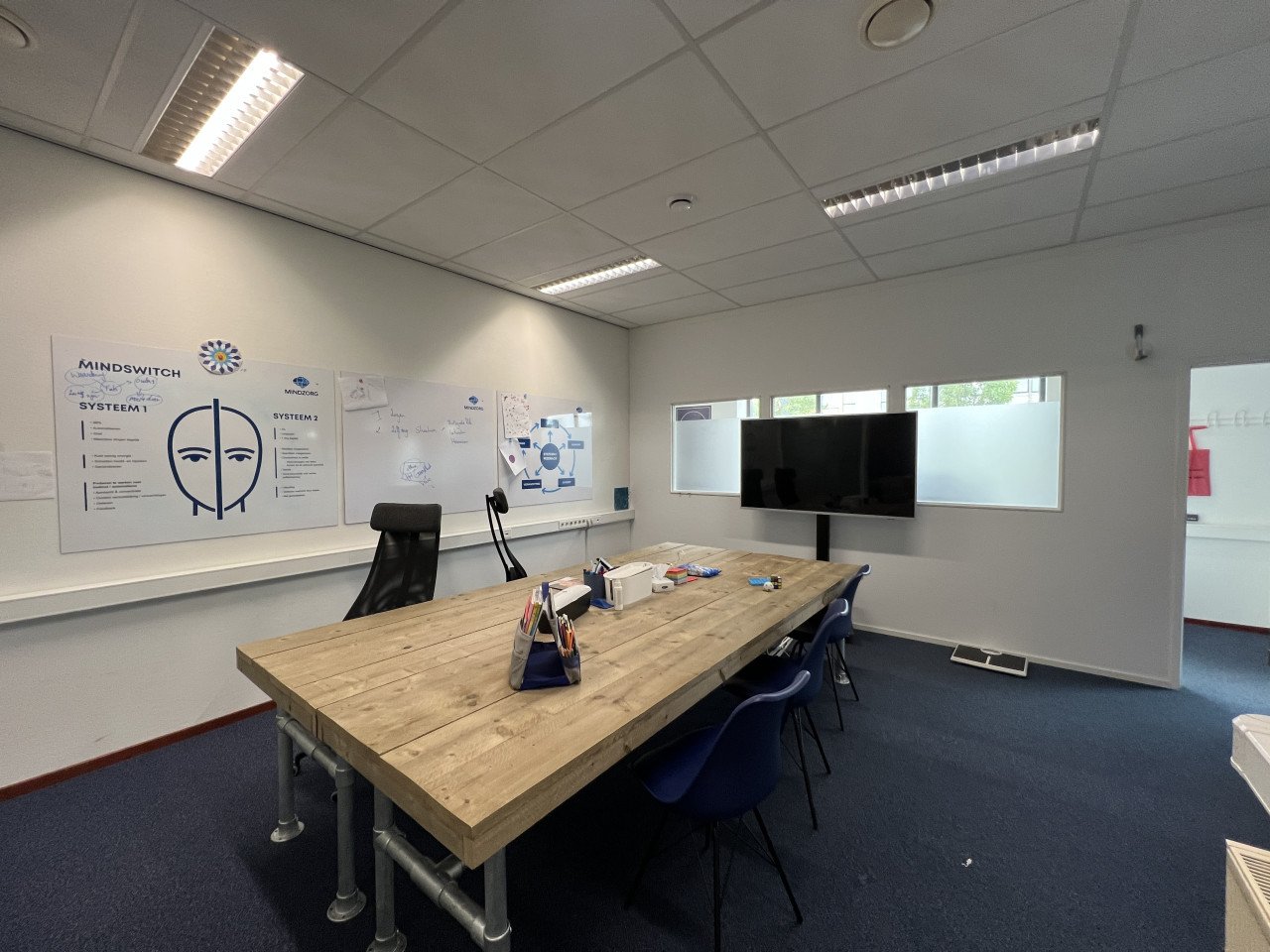 Te huur. geschakelde kantoorruimtes totaal 90m2