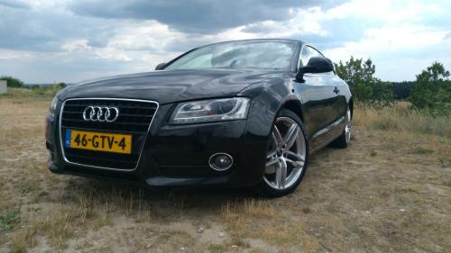 Audi A5 S-Line 1.8 TFSI Coupe (2008) – Zwart – Sportief & stijlvol