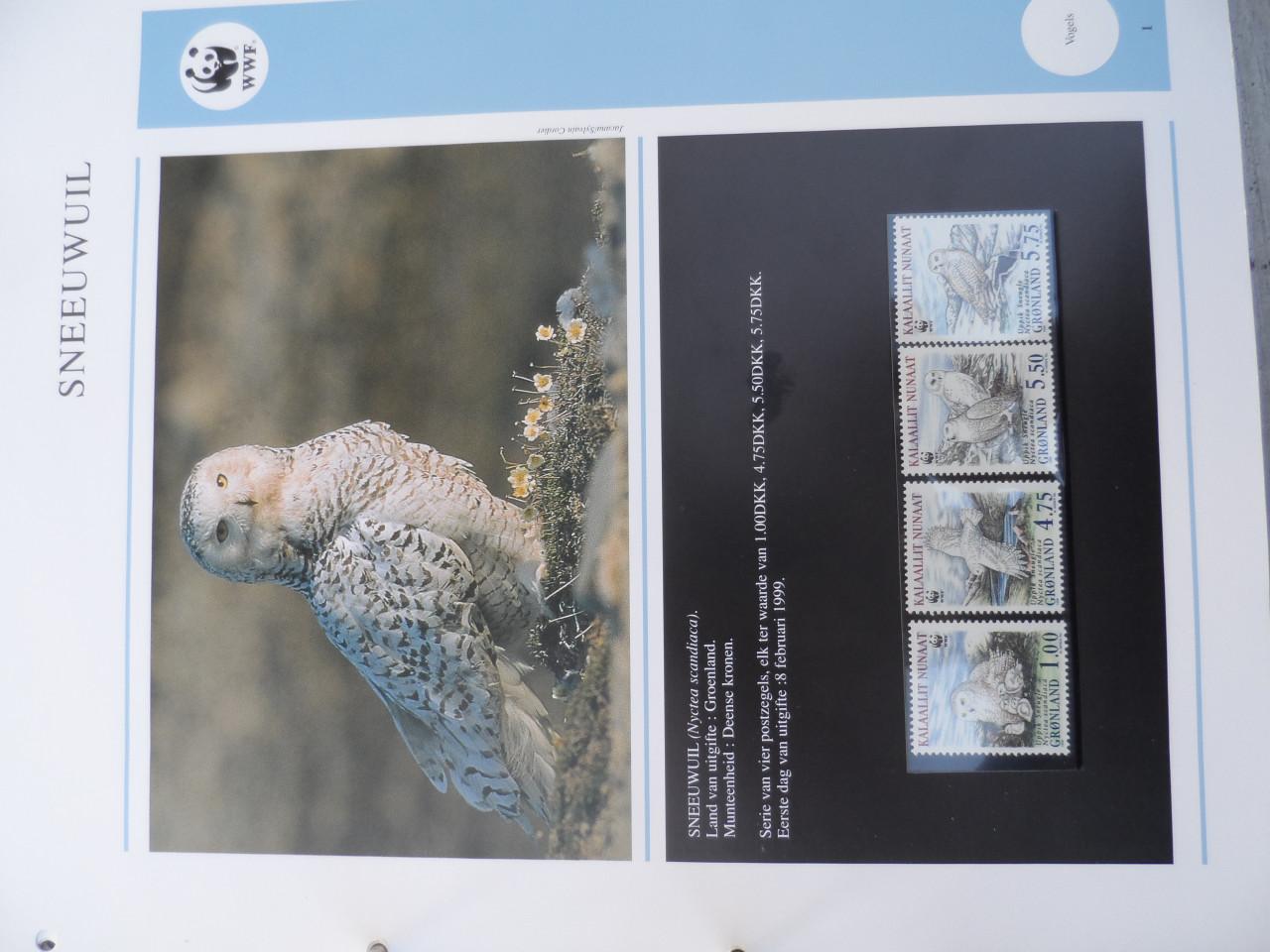 WWF maximumkaarten , FDC en postzegels en Hologramvel