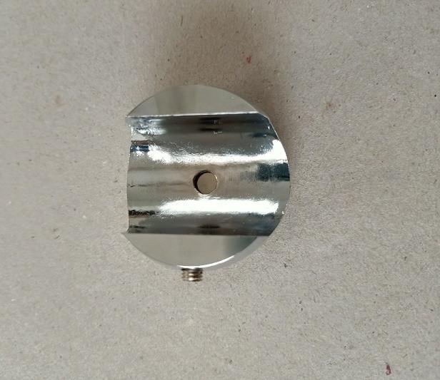 Chroom Klokje Voor Op Motorstuur