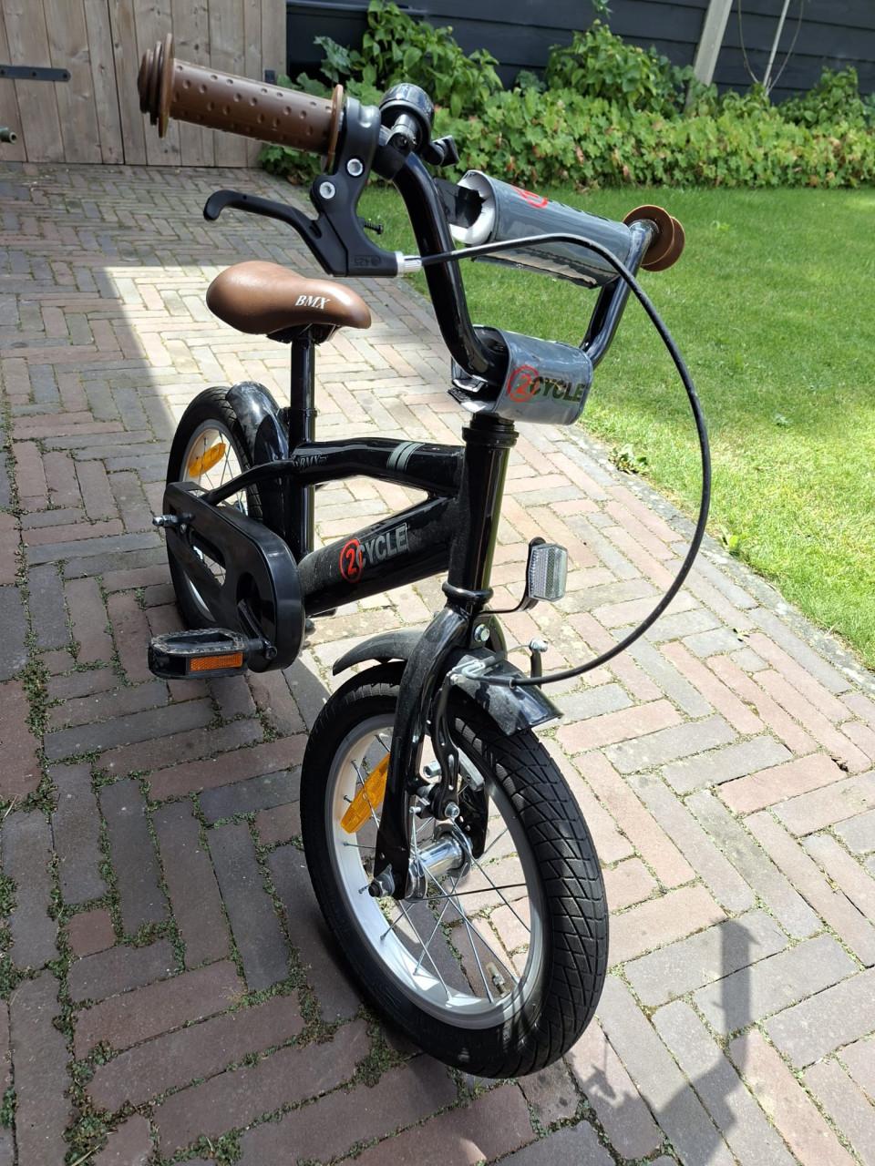 2 cycle kinderfiets 14 inch