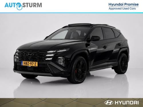 Hyundai Tucson 1.6 t-gdi hev n line sky incl. trekhaak uitklapbaar!