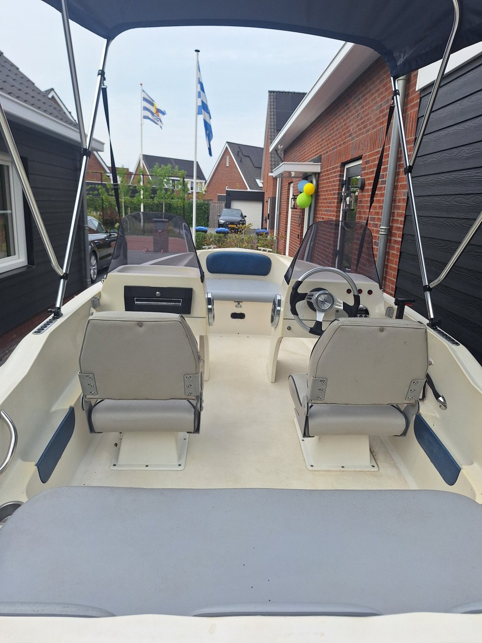 Consoleboot Bayside - 25PK Mercury - volledige set vaarklaar