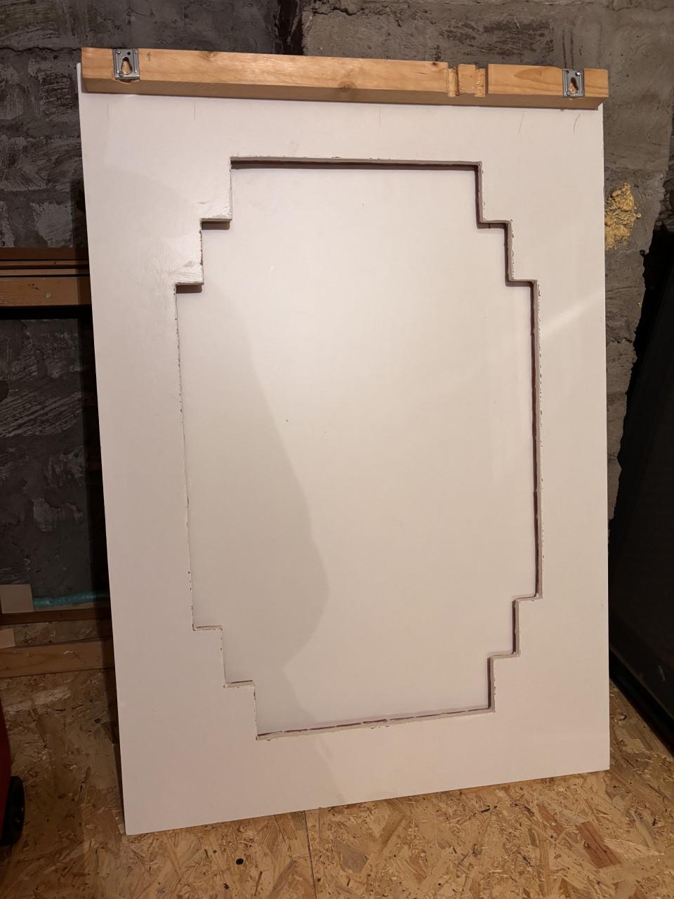 Spiegel met mozaïek-lijst