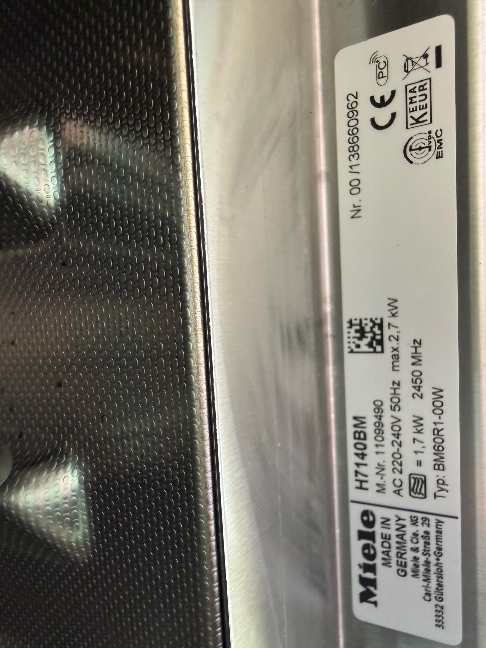 Miele combi oven