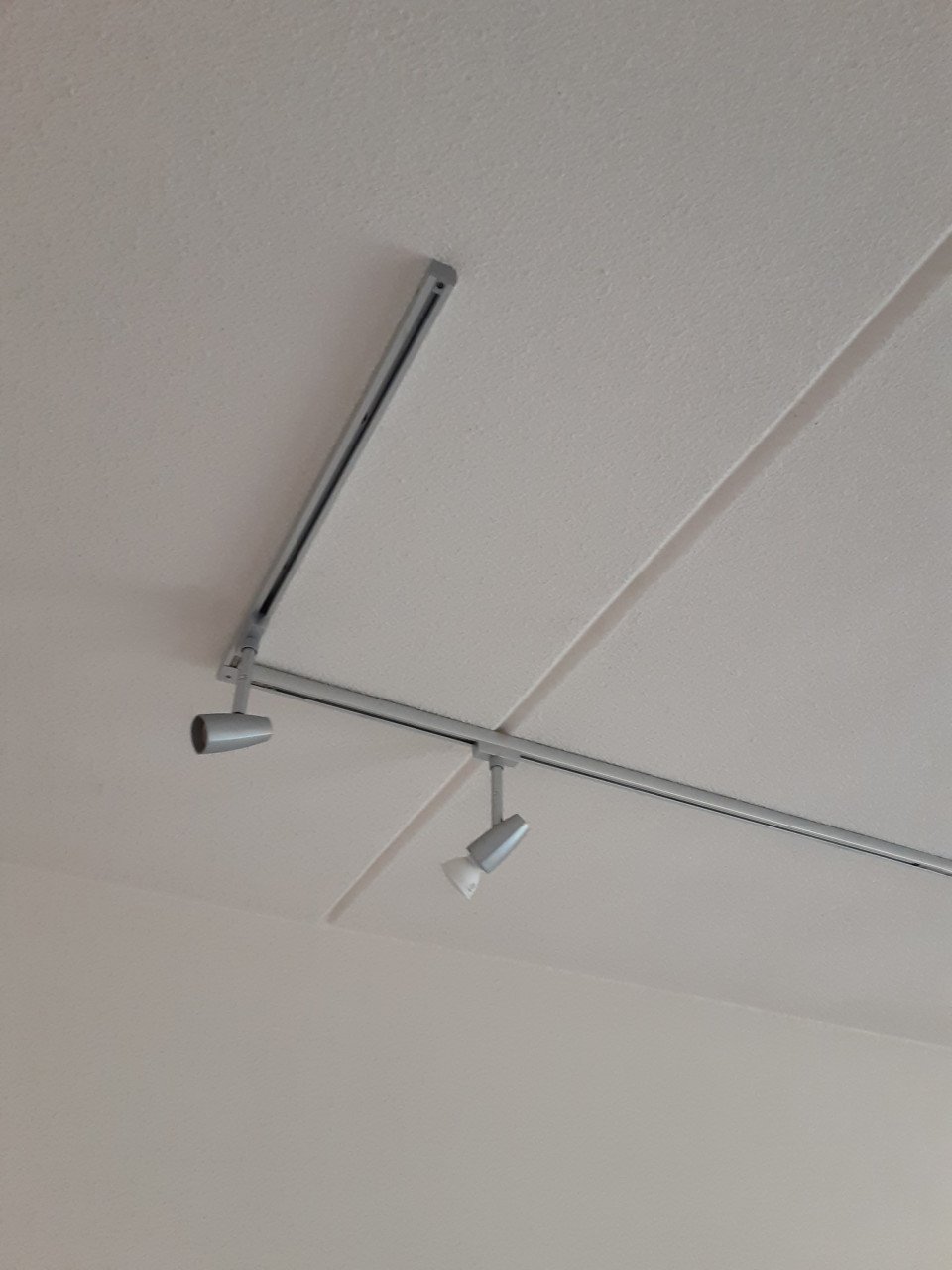 Rails met 4 spots (verschuifbaar)