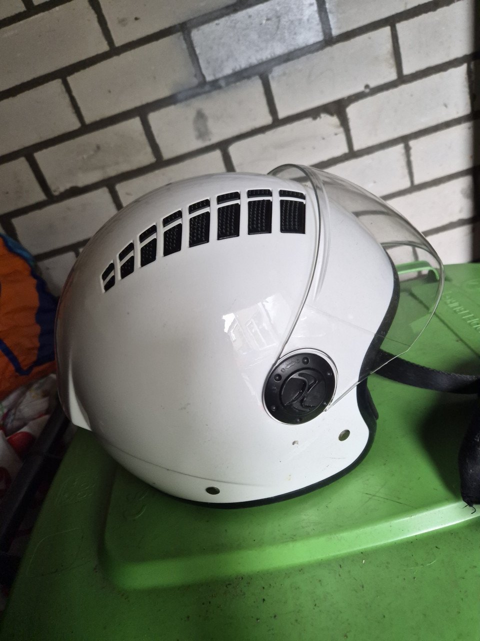 Scooterhelm wit