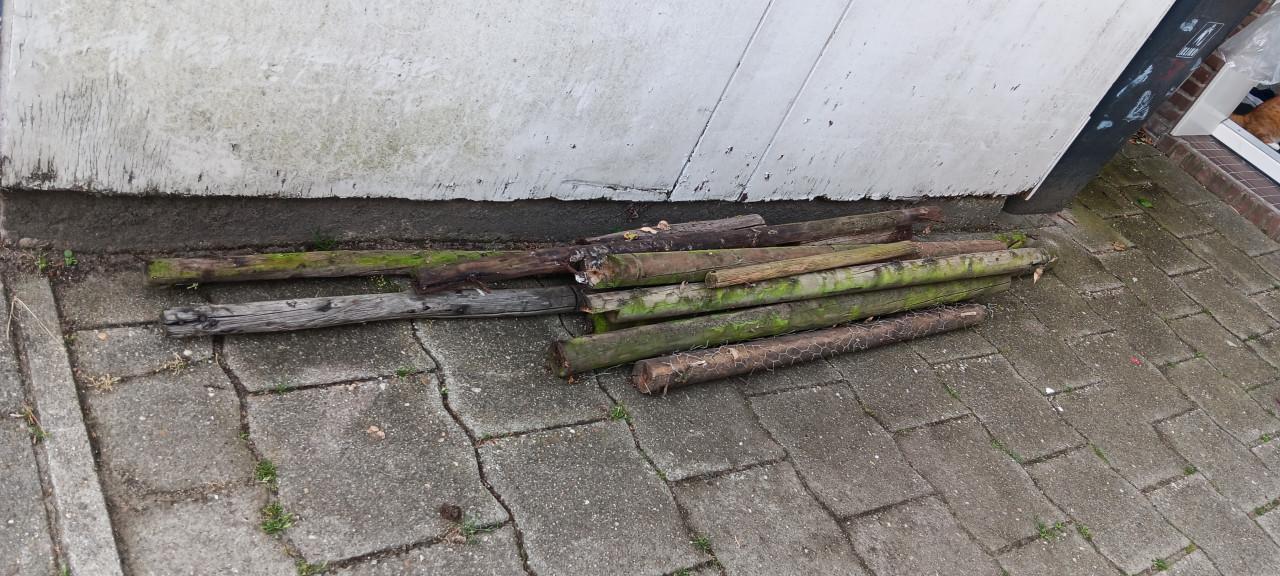 HOUTEN BALKJES cq PAALTJES