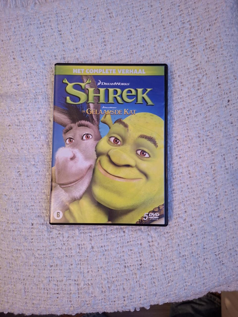 Shrek/gelaarsde kat dvd set