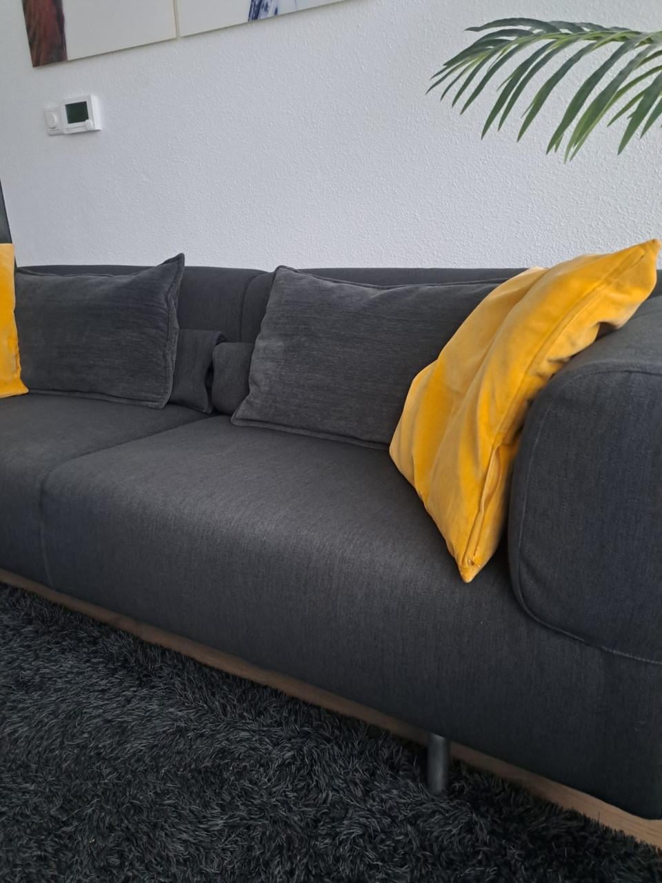 Cassina bank, stof antraciet