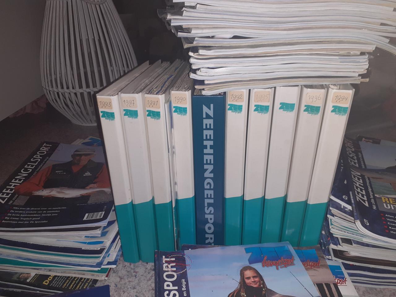 Zeer veel zeehengelsport tijdschriften
