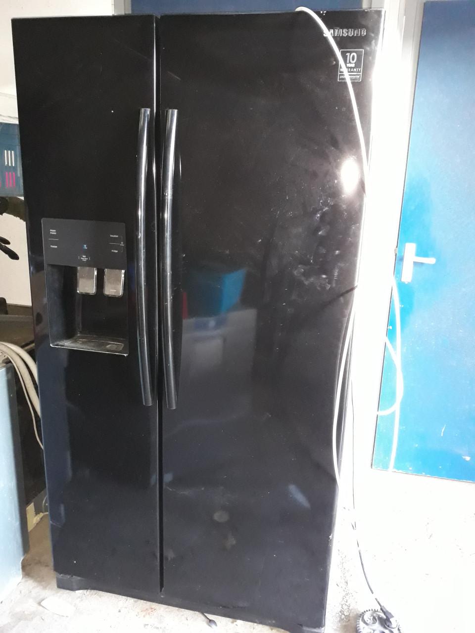 Zwarte Amerikaanse Samsung koelvries kast