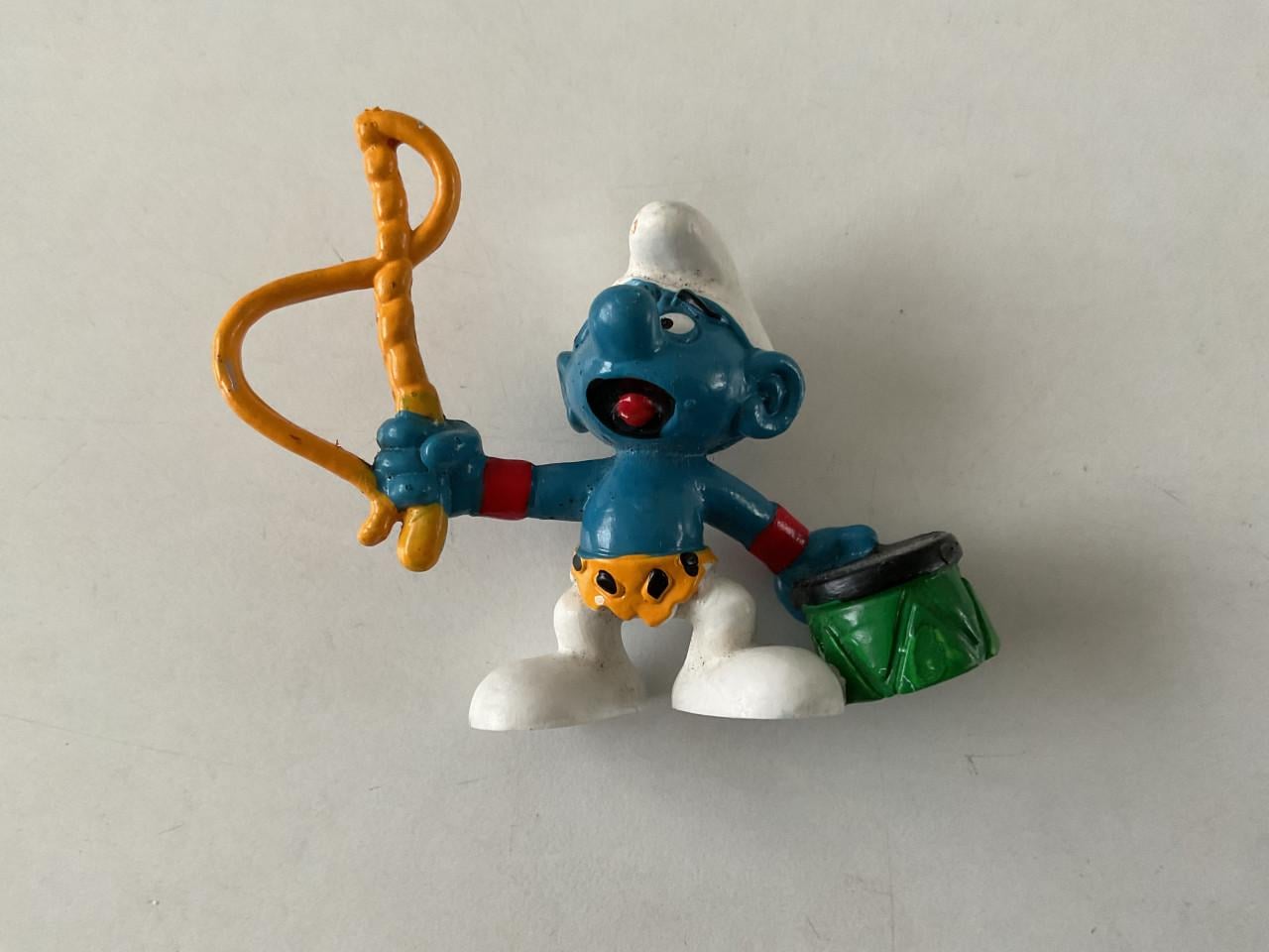 Verschillende Smurfen. Merk: Schleich/Peyo.  Materiaal: rubber, hoog 5 cm.