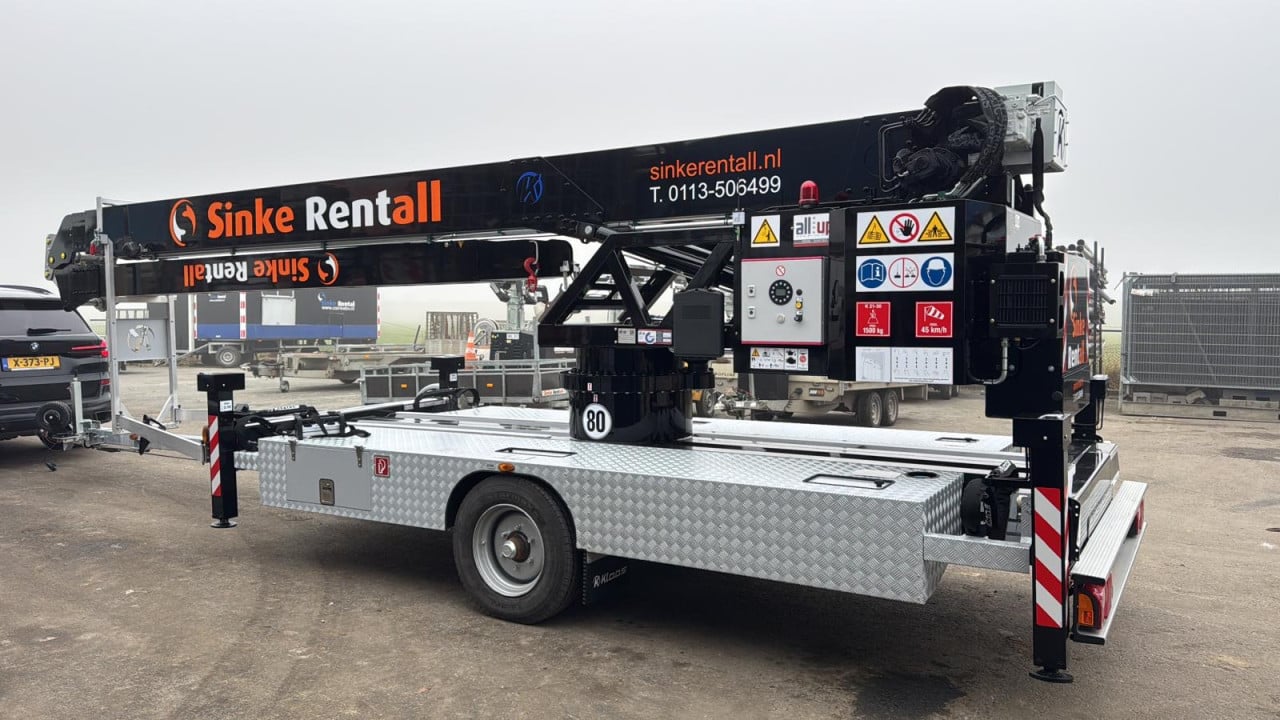 Te huur: Telescoop hoogwerker Klaas K21-30RS, hoogte 30m, reikweidte 17.5m