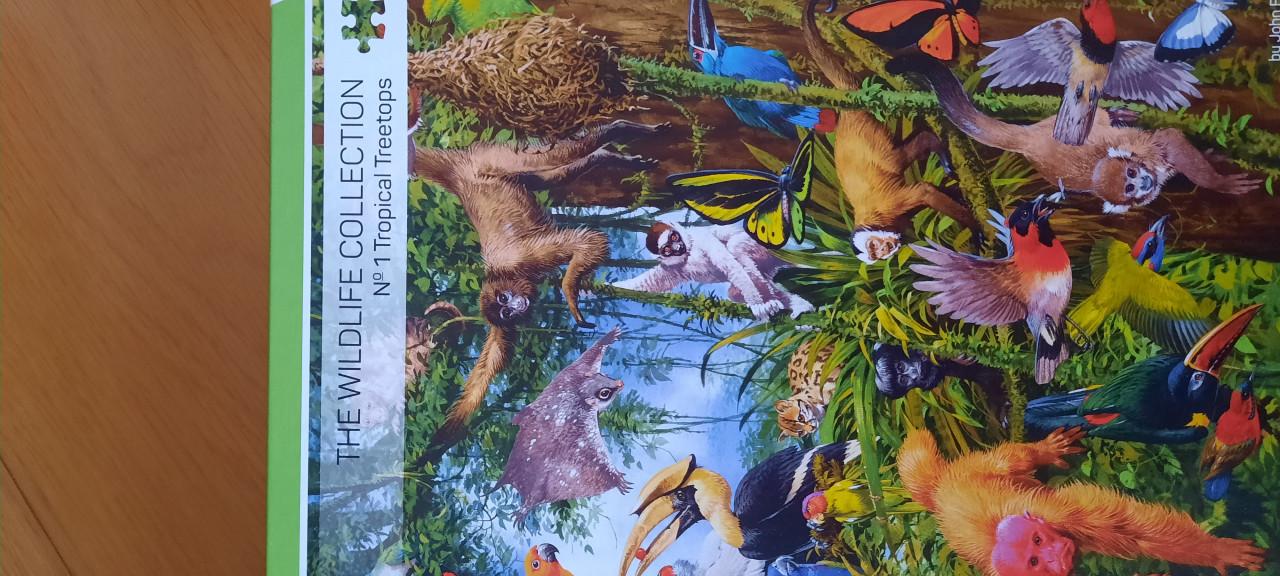Puzzel van de Wildlife Collection  nr 1