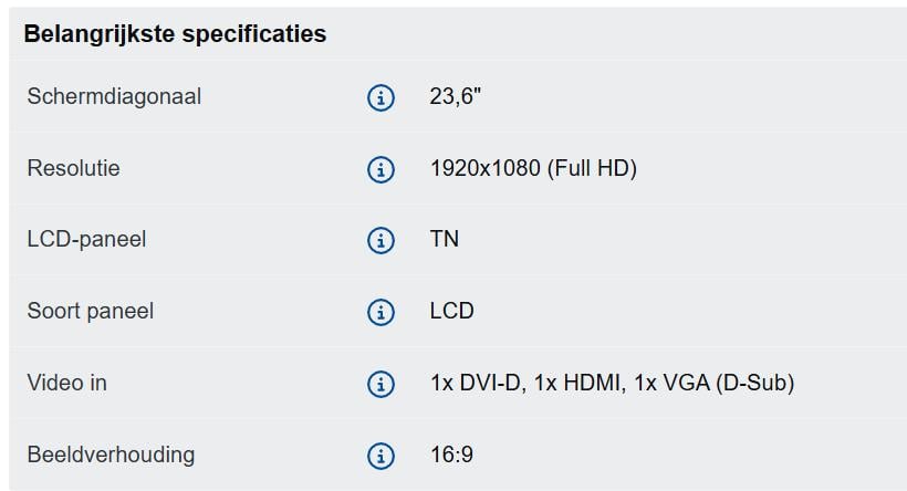 Monitor Acer k242 hql