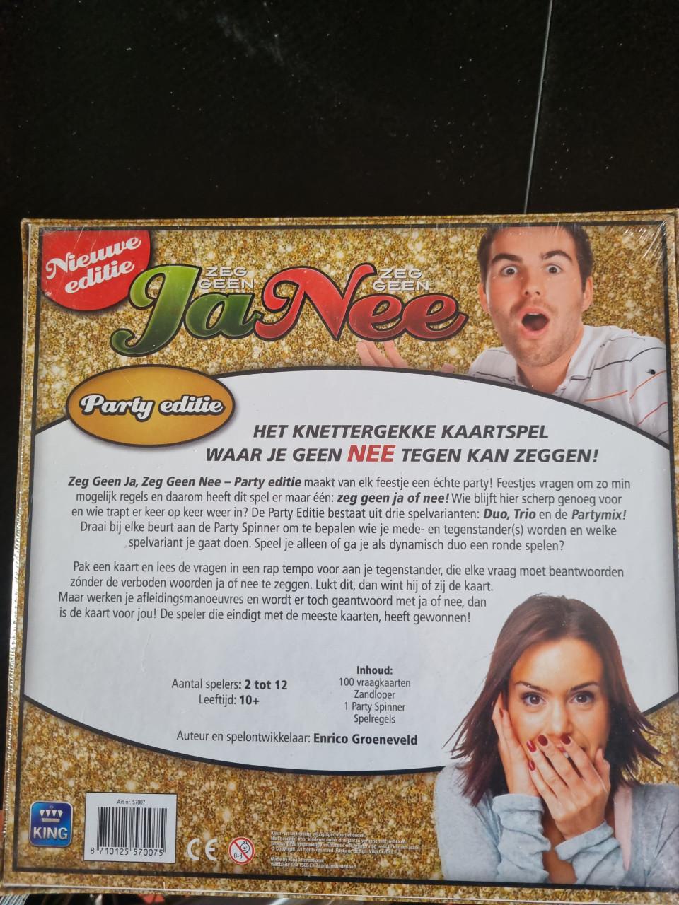 Gezelschapsspel 'zeg geen ja nee'