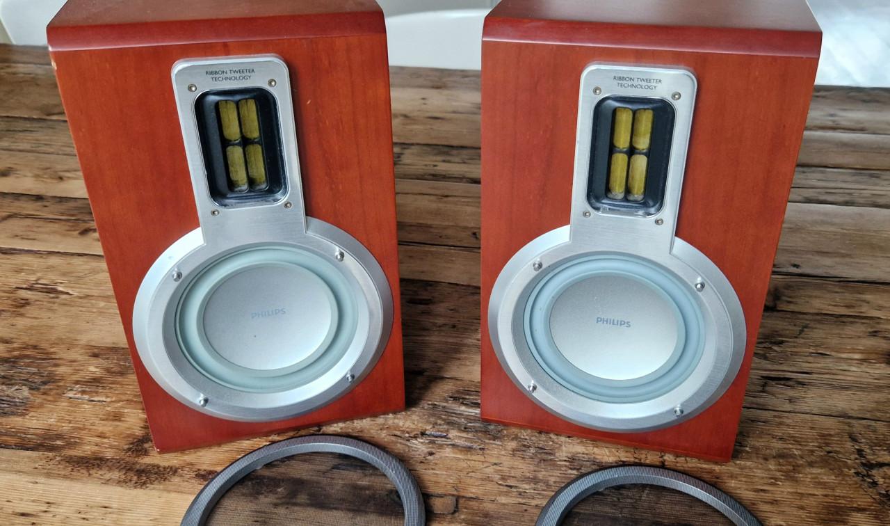 Philips speakers MCD708 met ribbon tweeter