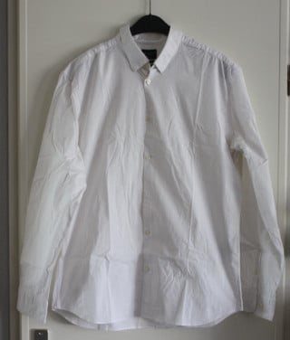 Wit overhemd maat xl-44