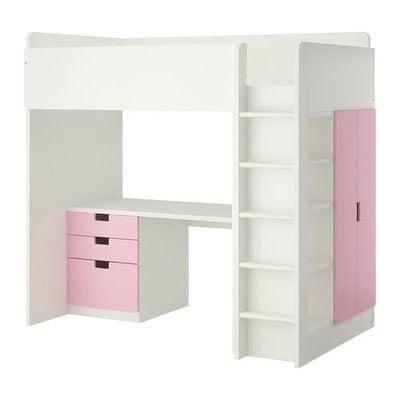 Toffe hoogslaper met bureau en kast