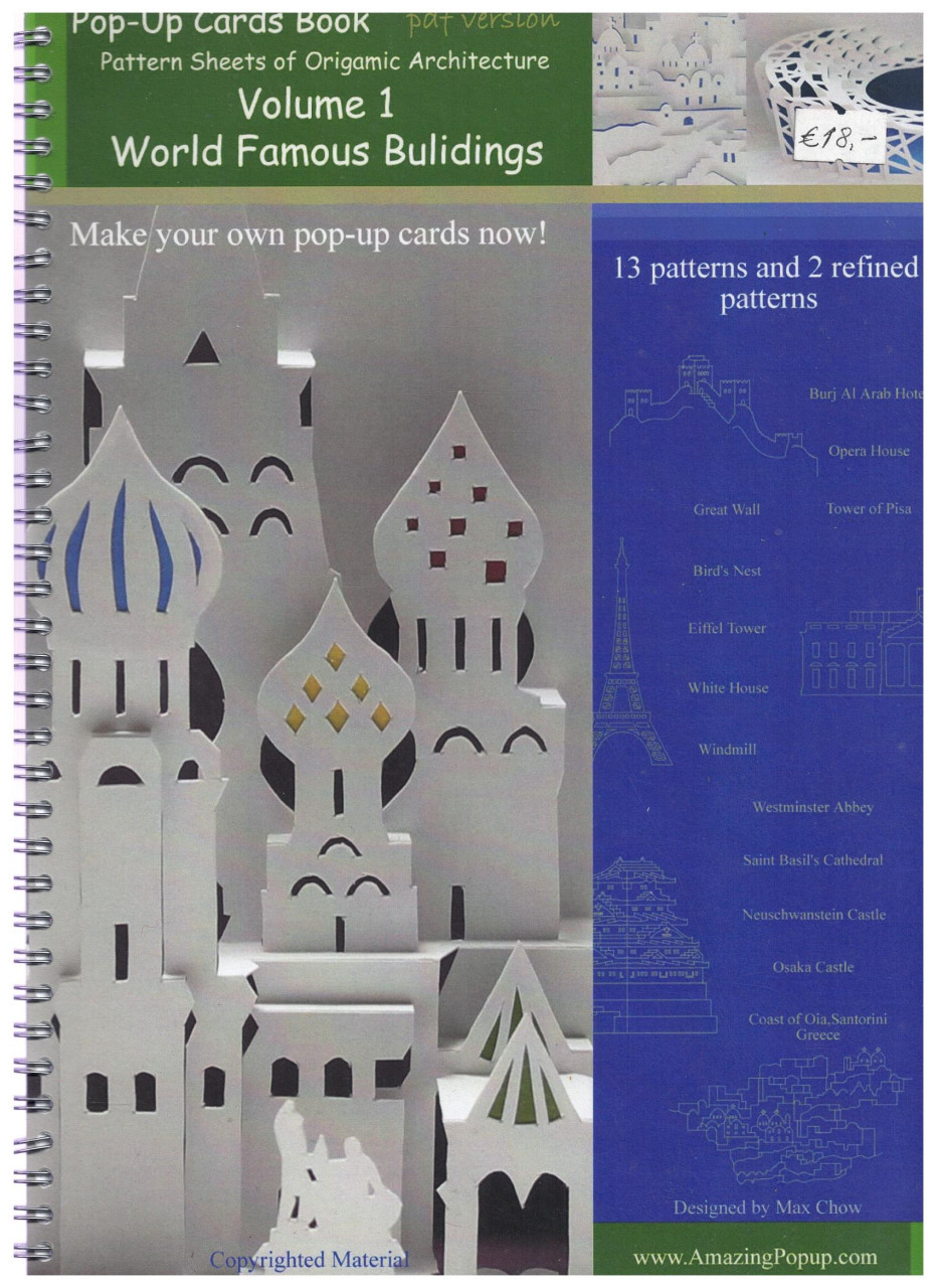 Pop-Up Cards book, World Famous Bulidings