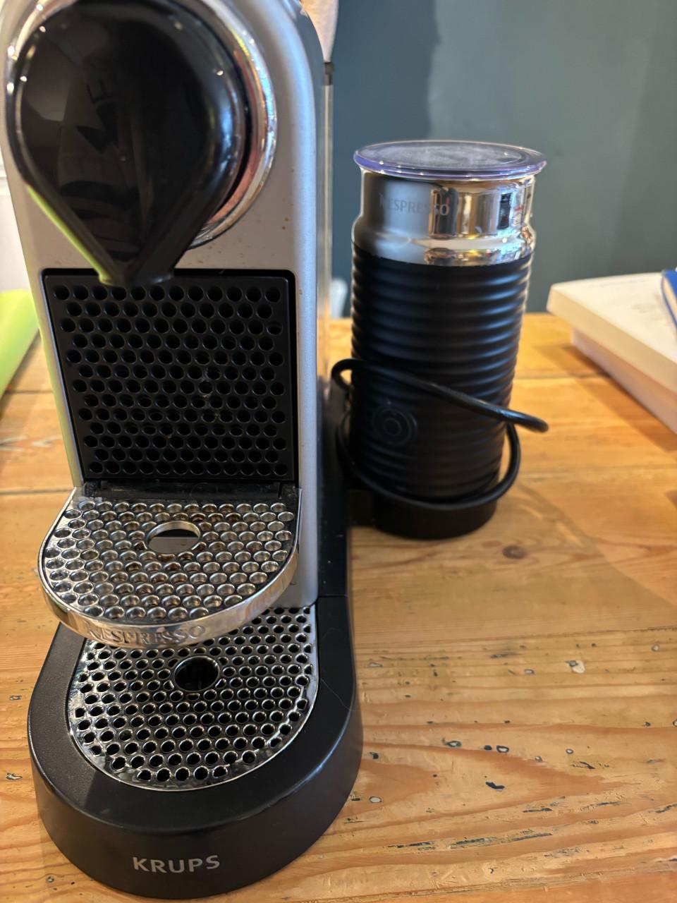 Krups Nespresso met melkopschuimer