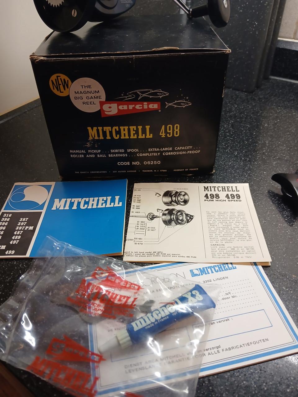 Vintage mitchell 498 vis molen