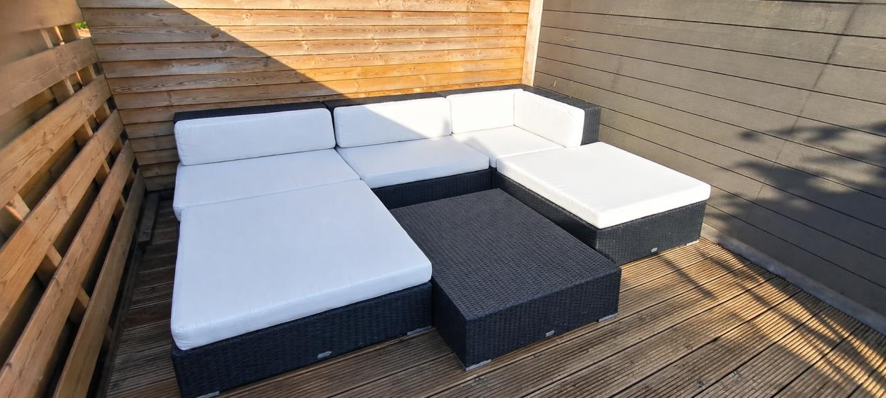 Loungeset Zwart Dutch Outdoor