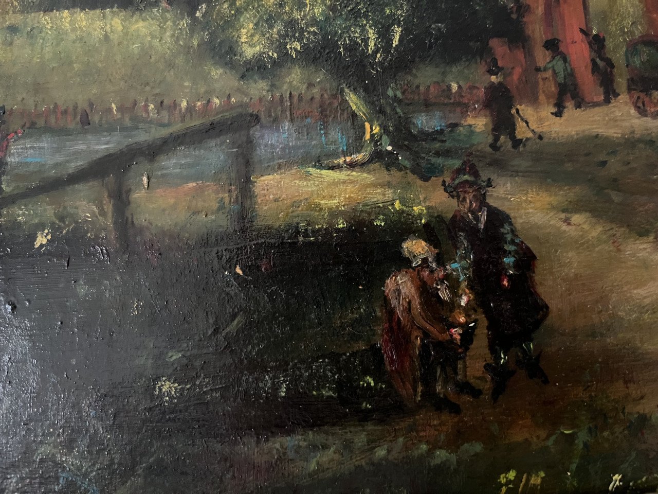 Schilderij Veerse poort kerk