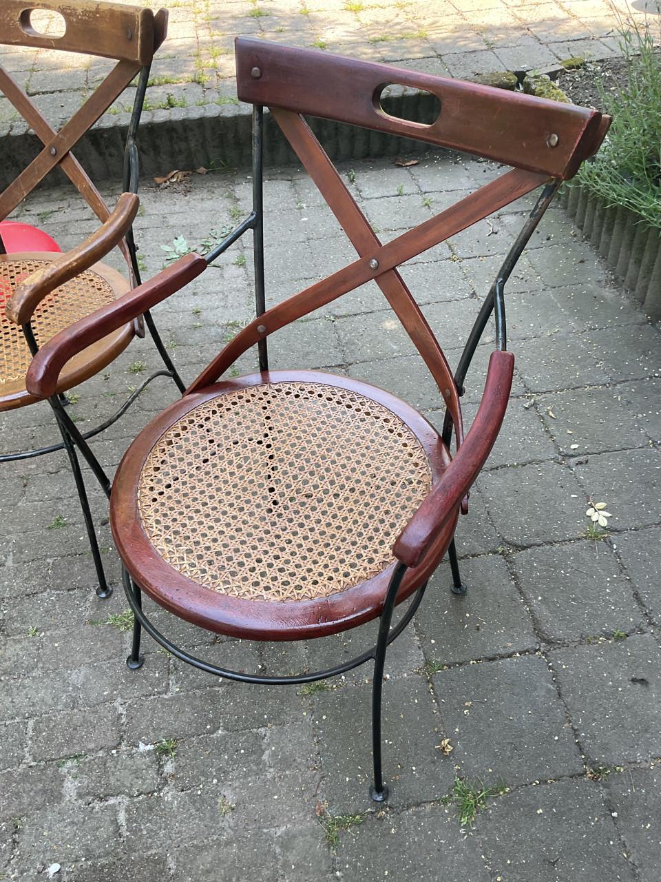 4 Crossback stoelen