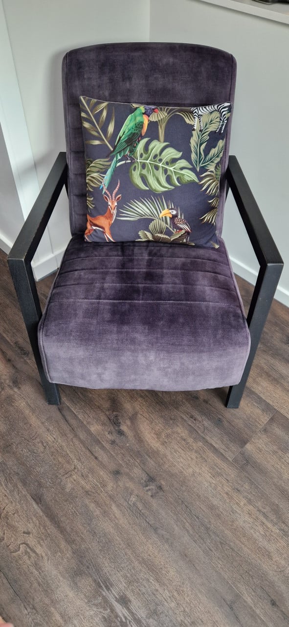 Twee mooie grijze fauteuils