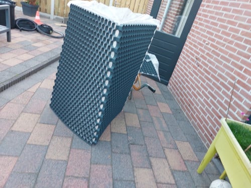 Honinggraat voor grind