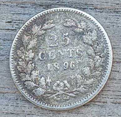 Zilveren 25 cents munten