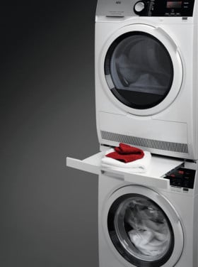 Verhoger wasmachine/ droger plateau stapelkit stapelset tussenstuk