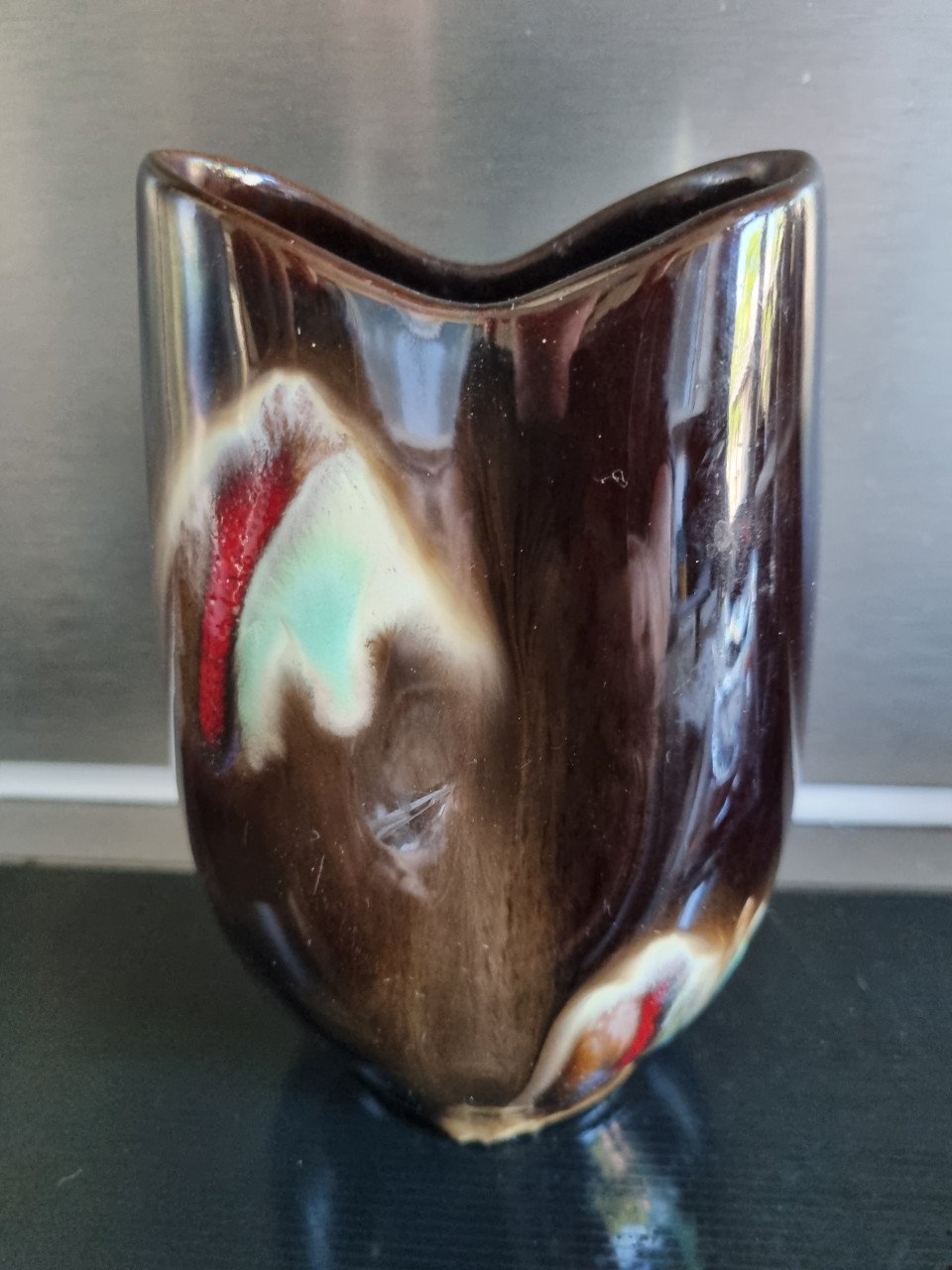Vaasje Vintage Jasba Keramik 511 germany. Hoogte 15 cm. Bieden mag
