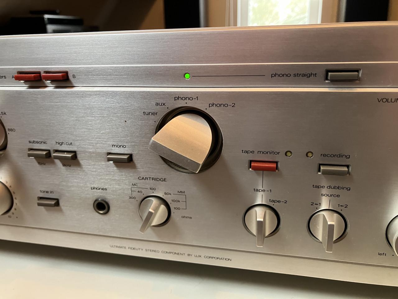 Luxman L-510 vintage top versterker met MM en MC 2x112W service + garantie